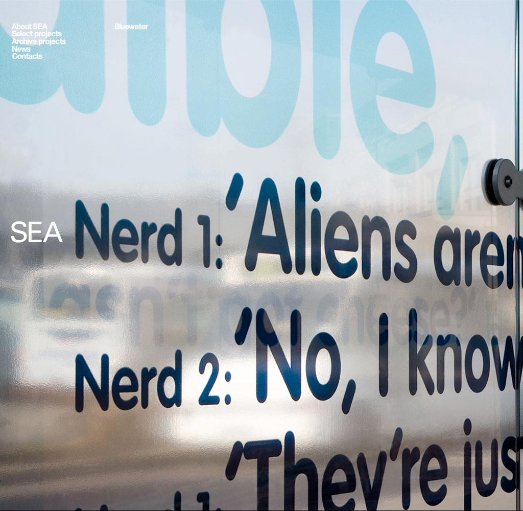 SEA Design | Web Design Inspiration | Siteinspire