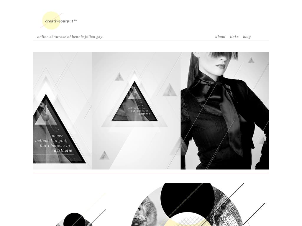 Creative Output | Web Design Inspiration | Siteinspire