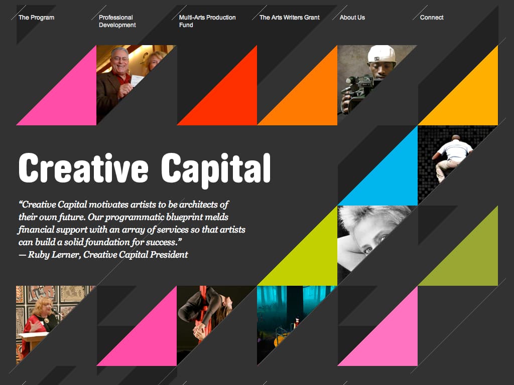 The Best Art, Education, Grid Layout Websites | Siteinspire