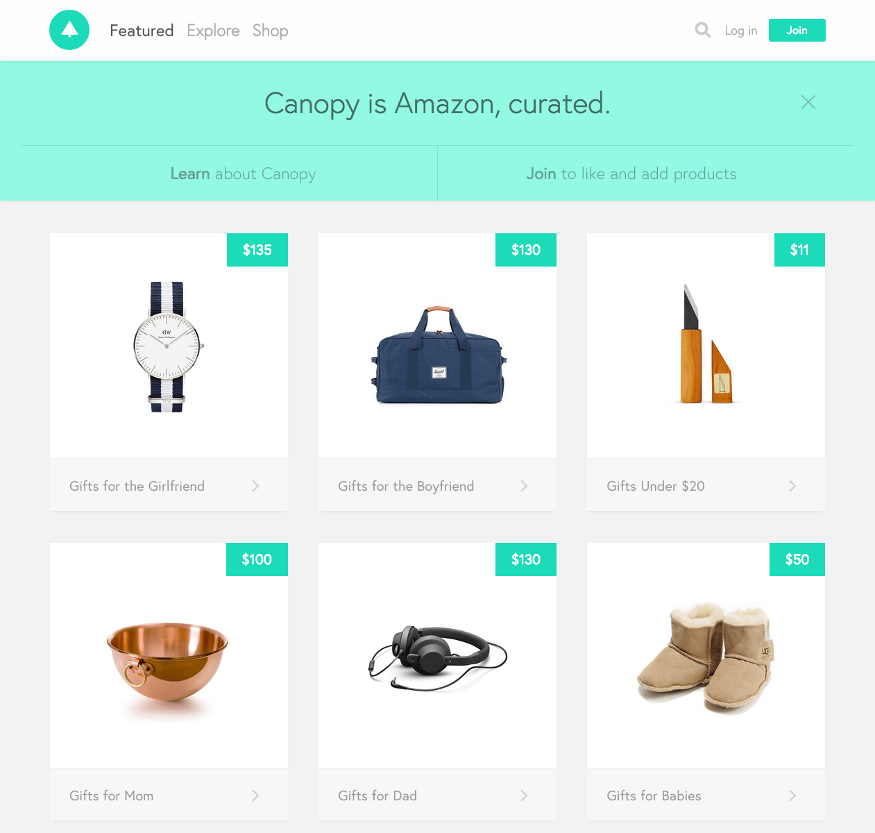 Canopy | Web Design Inspiration | Siteinspire