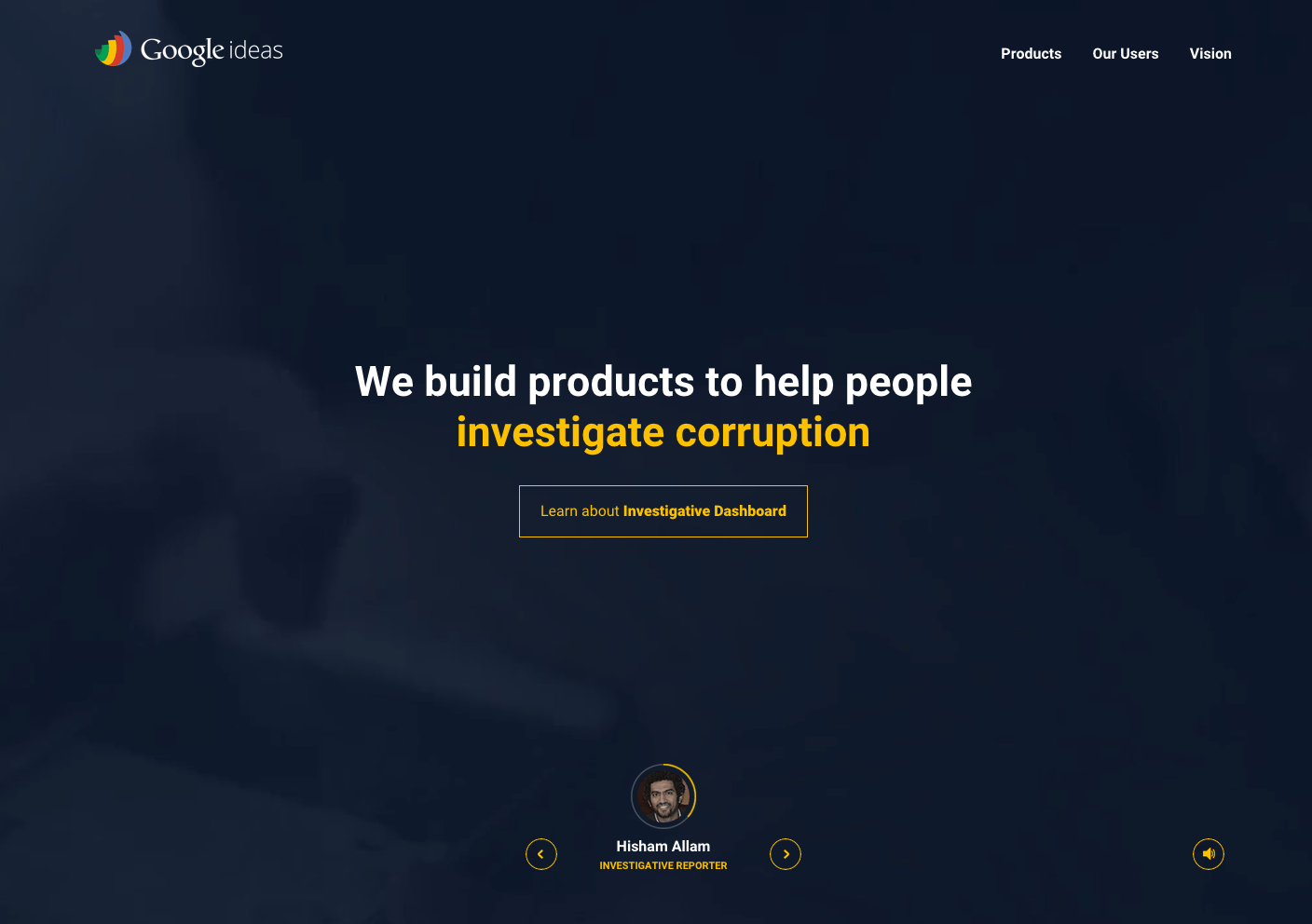 Google Ideas | Web Design Inspiration | Siteinspire