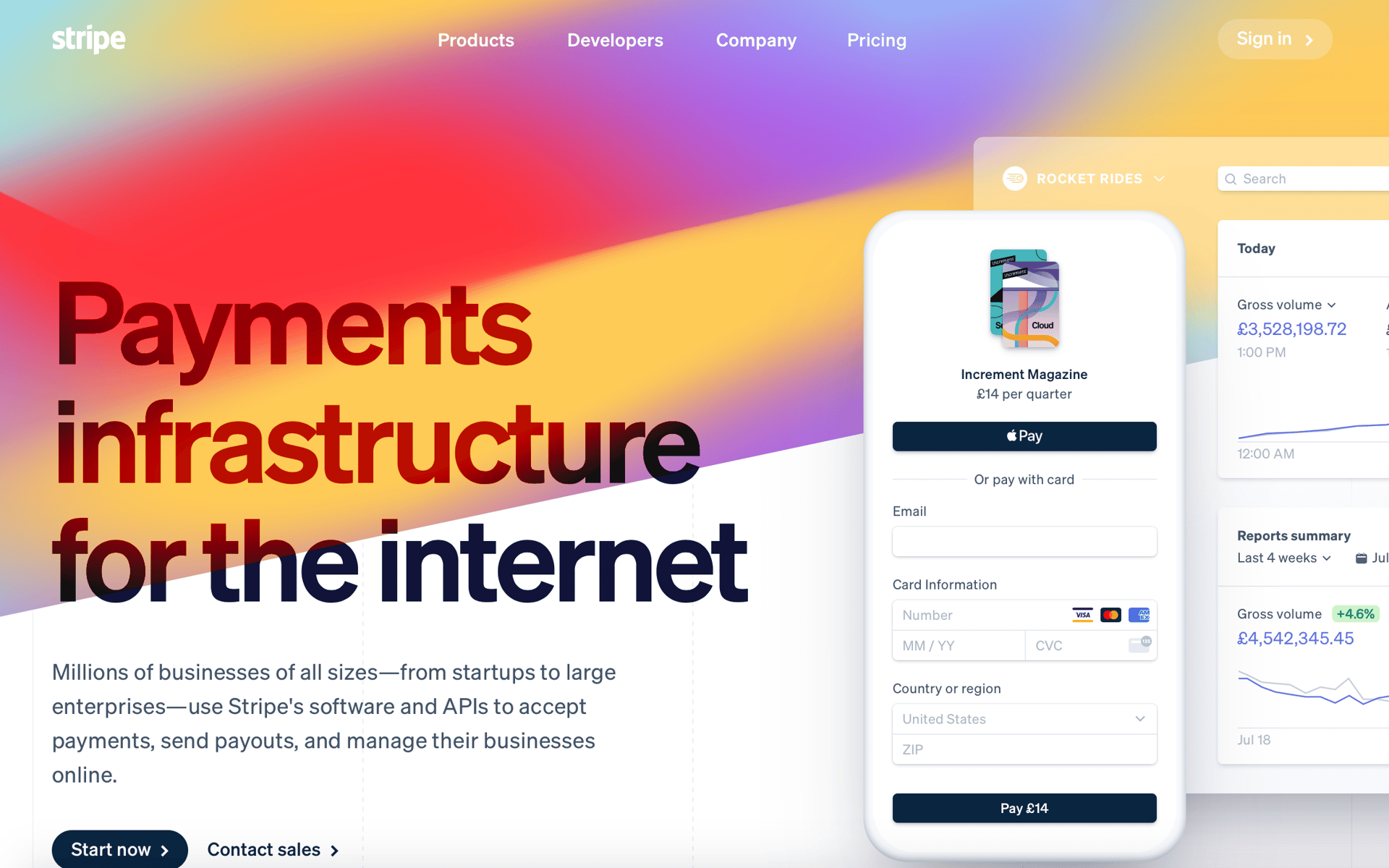 Stripe Web Stripe | Web Design Inspiration | Siteinspire