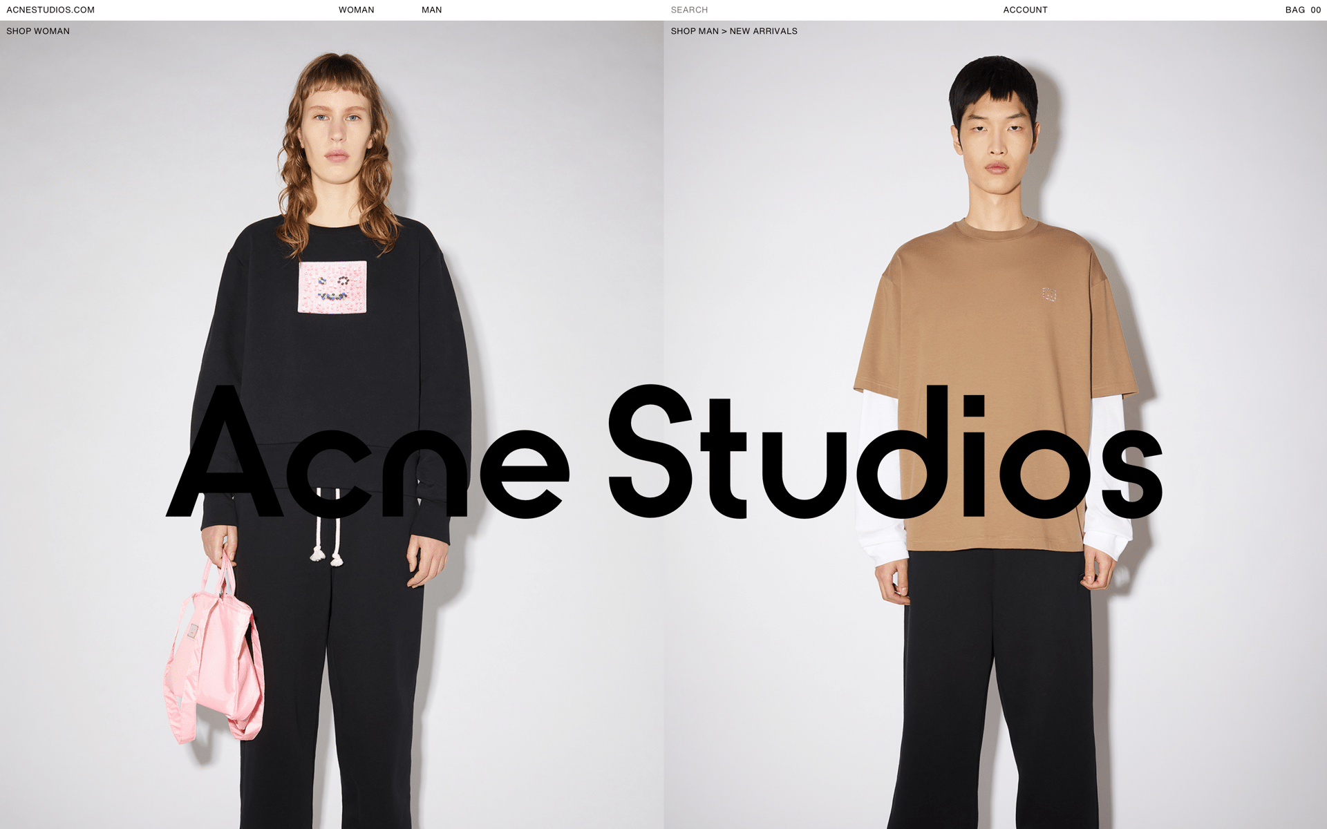 Acne Studios | Web Design Inspiration | Siteinspire