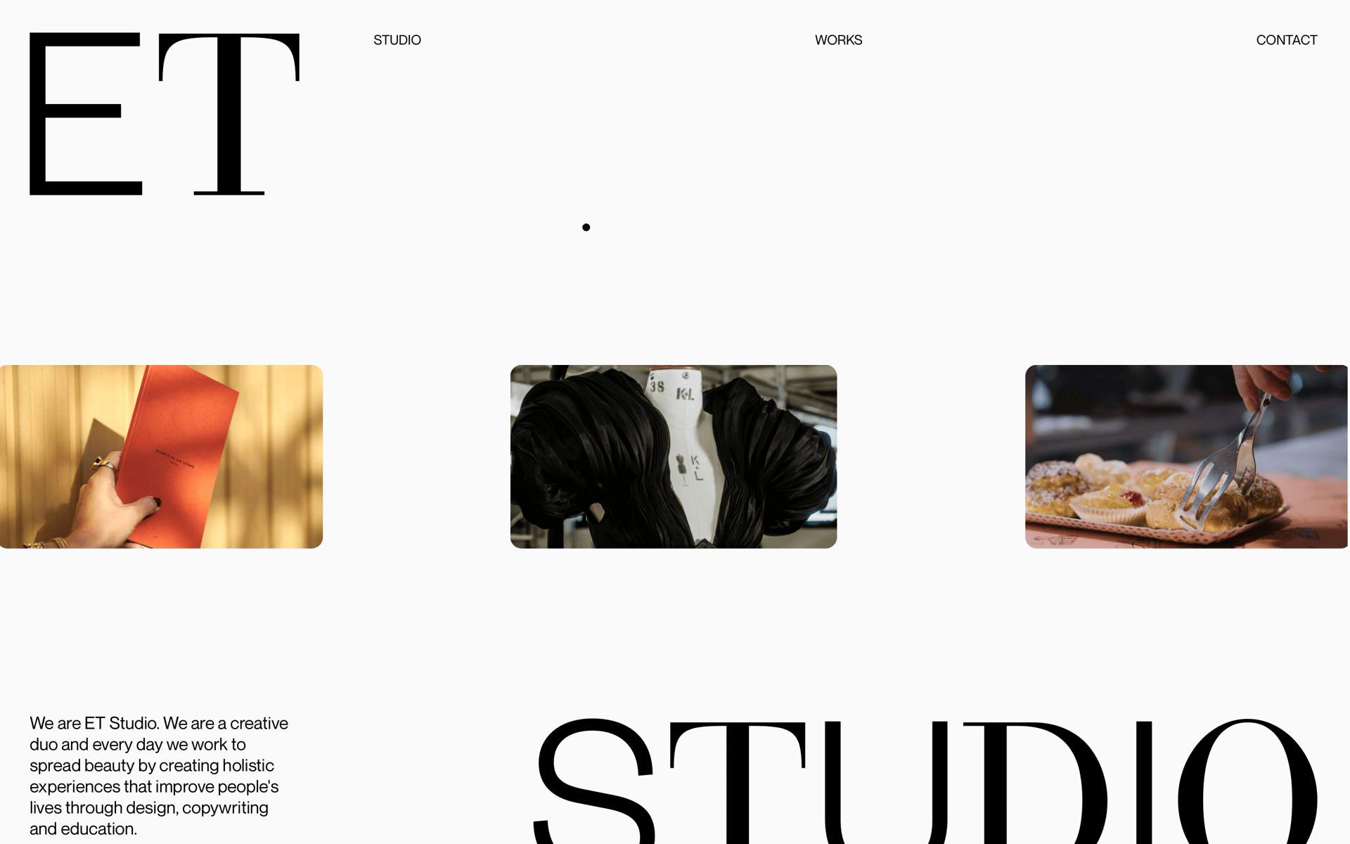 ET Studio | Web Design Inspiration | Siteinspire