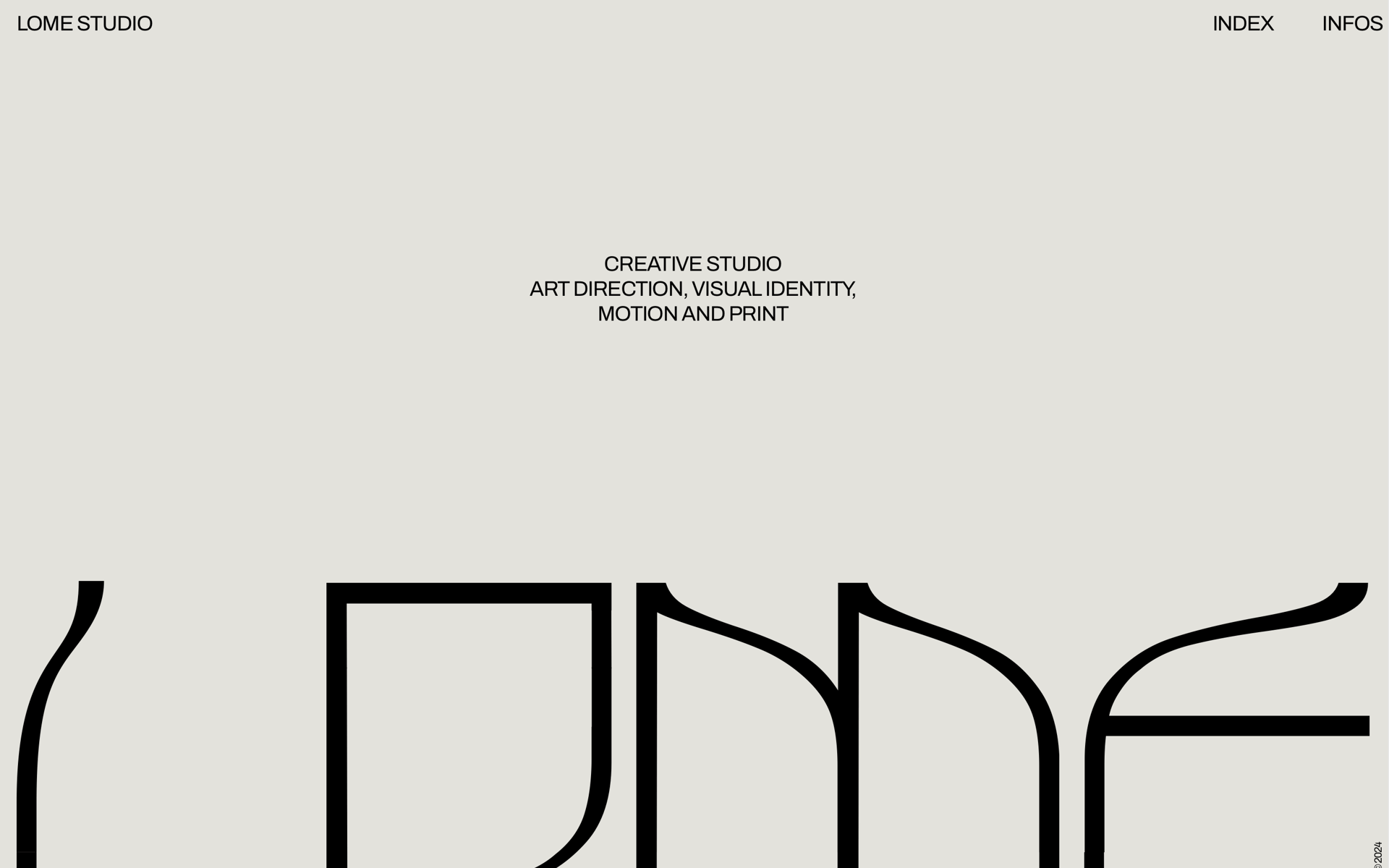 Lome Studio | Web Design Inspiration | Siteinspire
