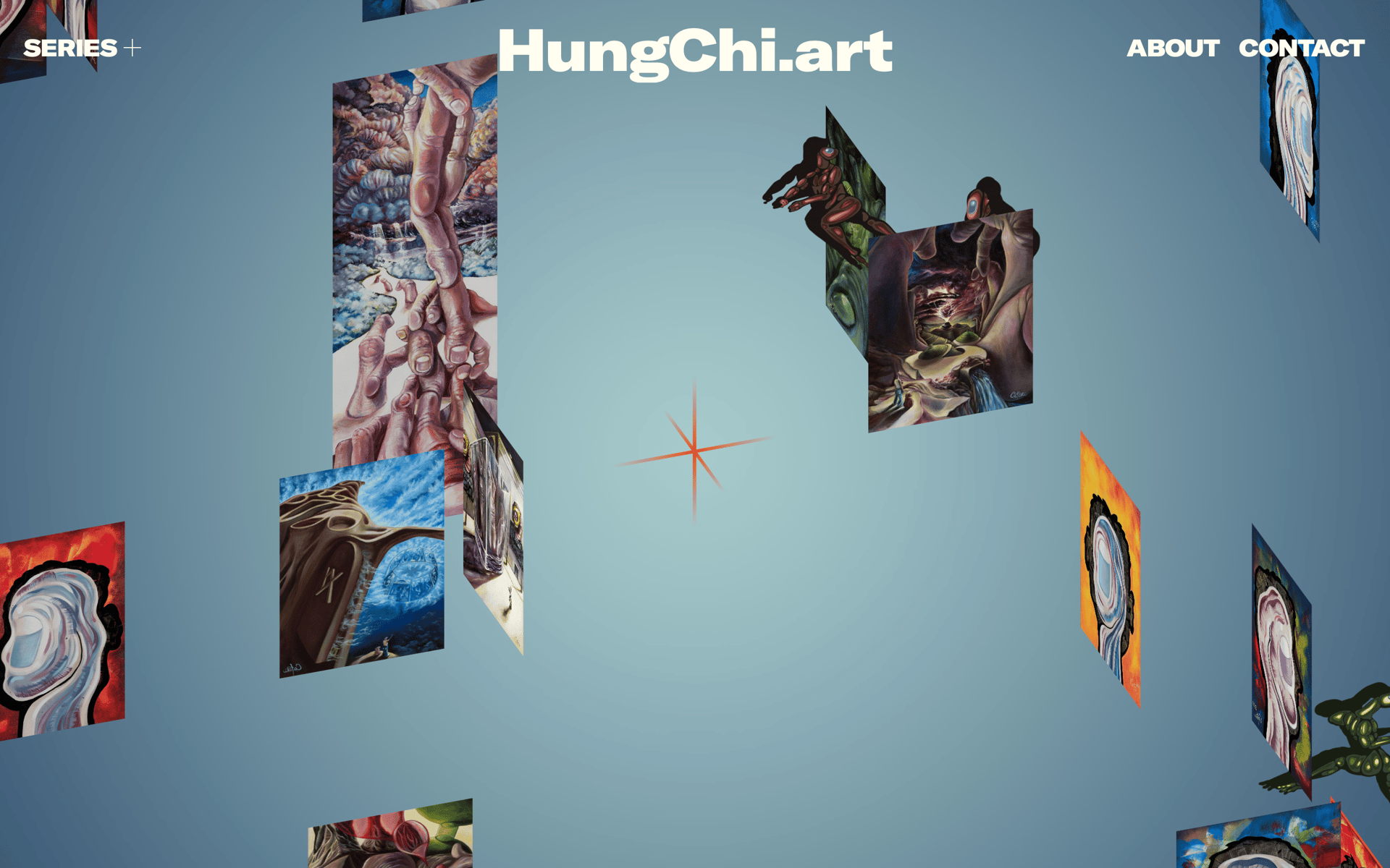 Hung Chi Art | Web Design Inspiration | Siteinspire